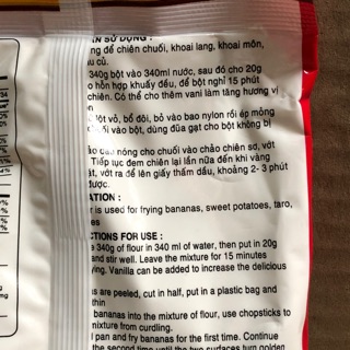 [400g] Túi Bột Chiên Chuối Vĩnh Thuận