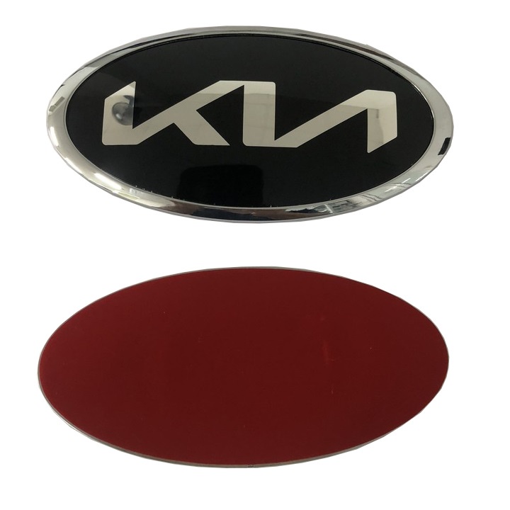 Logo biểu tượng trước và sau xe ô tô KIA - Chất liệu nhựa ABS