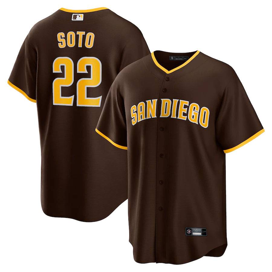 Áo Bóng Chày Thể Thao MLB San Diego Padres Số 22 Soto
