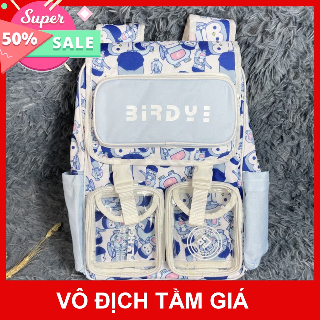 Balo Backpack Birdybag Vivid Vibe Hottrend 2 Màu Tặng Kèm Tag và Giấy Thơm - hoodie1996