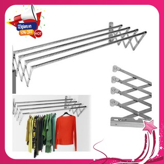 Giàn phơi đồ inox co giãn thông minh Prota