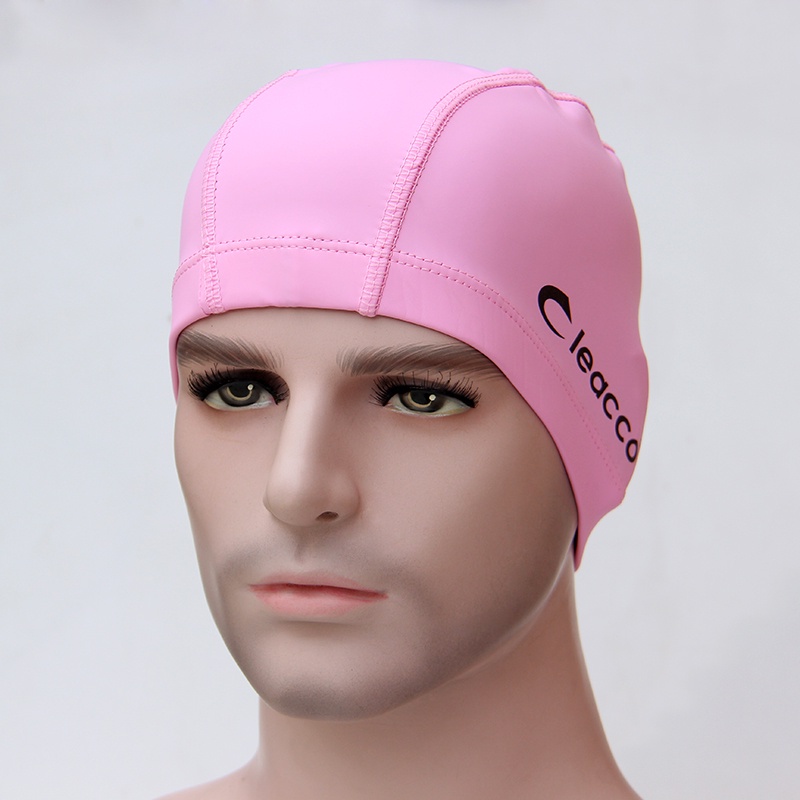 Nón bơi, mũ bơi hàng hiệu CLEACCO chất liệu vải cao cấp thời trang năm 2022