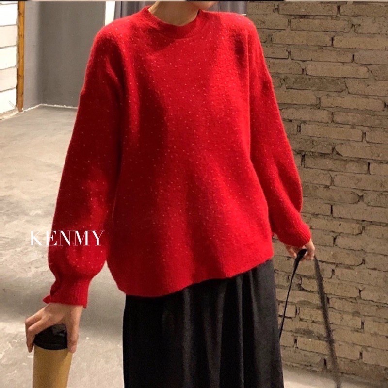 [SẴN2021] ÁO LEN TIÊU TAY ĐÍNH NƠ HOT HIT CHUẨN-XỊN-LOẠI1 | BigBuy360 - bigbuy360.vn