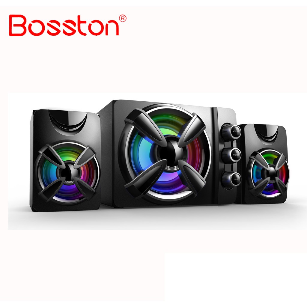 Loa Bluetooth Bosston T1650-BT 2.1 Đèn Led RGB