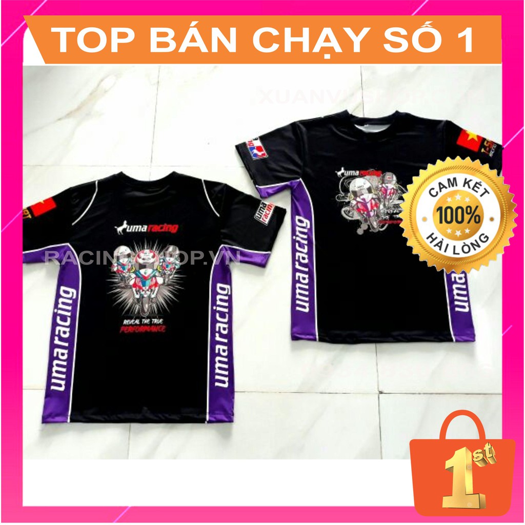 [ T-Shirt Racing Team ] Áo thun uma Cực Thoáng Mát - BẢO HÀNH Vĩnh Viễn