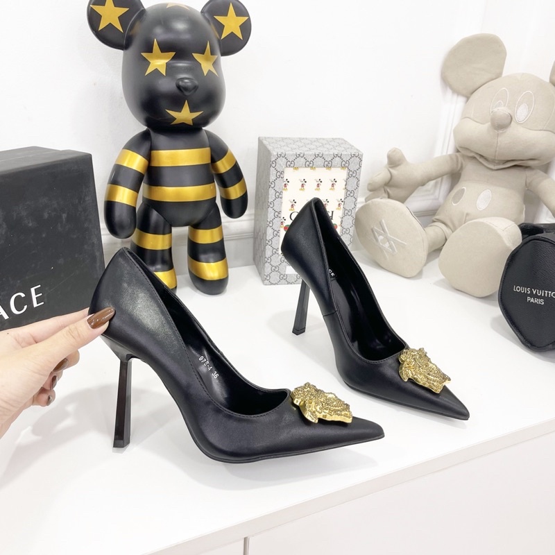 Giày cao gót versace gót nhọn fullbox