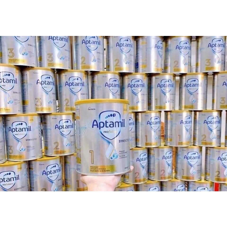 Sữa bột Aptamil  Profutural Úc - Dòng Sữa Cao Cấp Giúp Bé Phát Triển Toàn Diện 900gr