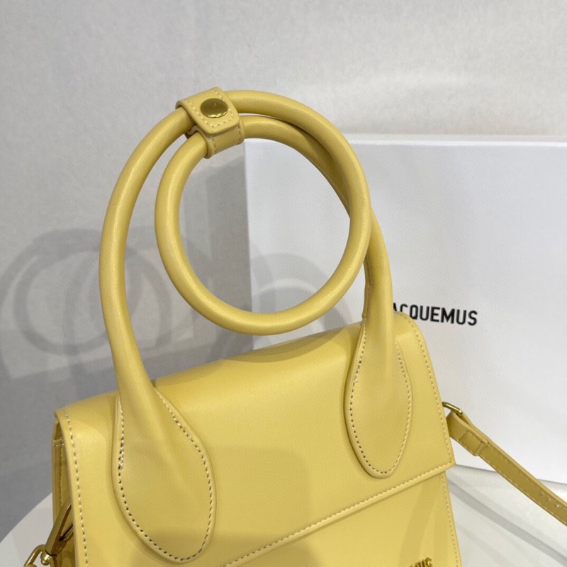 Túi xách jacquemus quai xoắn sz 25 hàng super