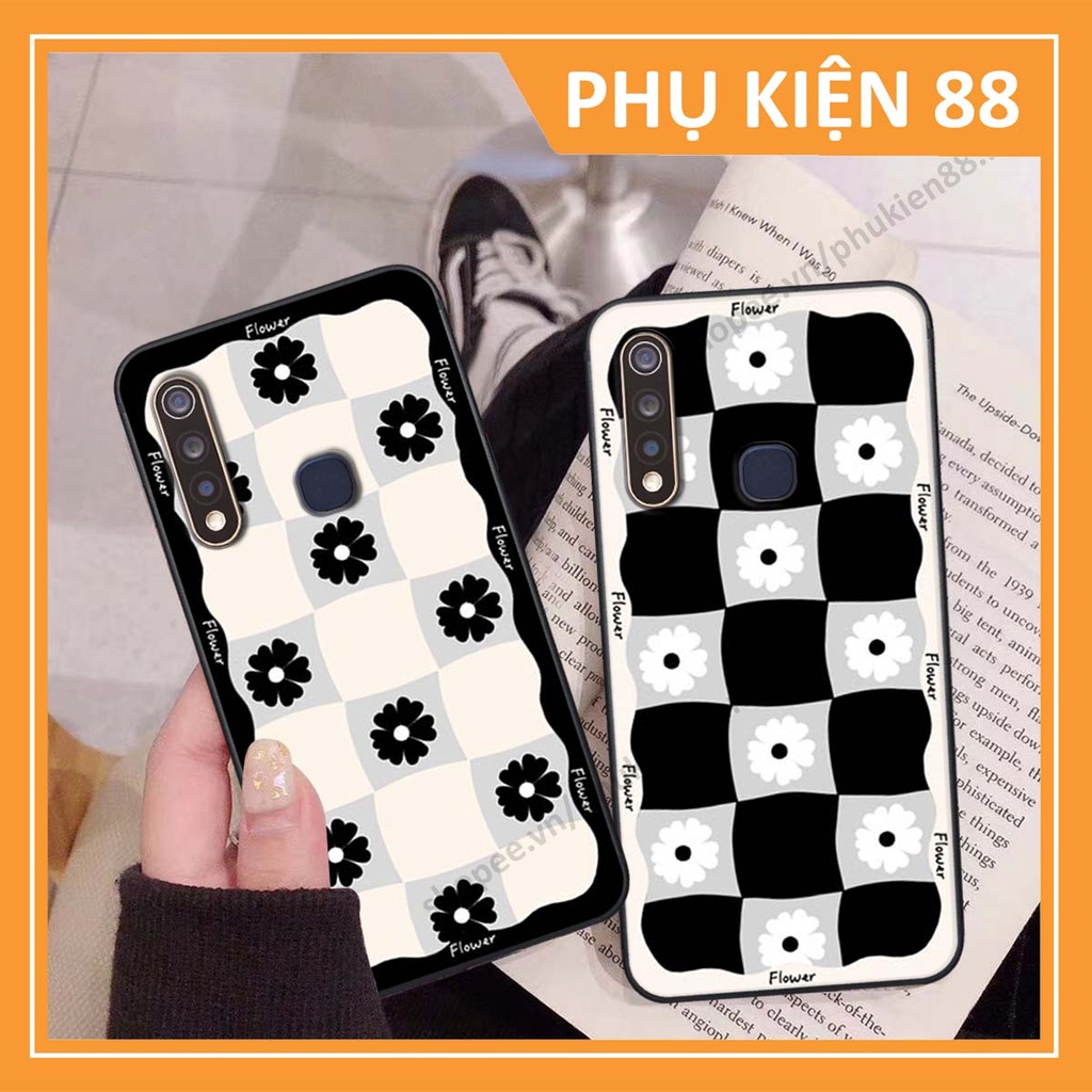 Ốp lưng Vivo Y19 / U3 ốp điện thoại LineBear, bé tóc xù, hoa siêu đẹp