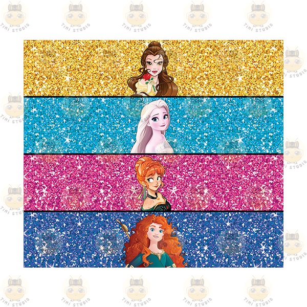 Bình Giữ Nhiệt Hình Công Chúa Disney - Tỉ Mỉ Studio - Mã 1407AT07