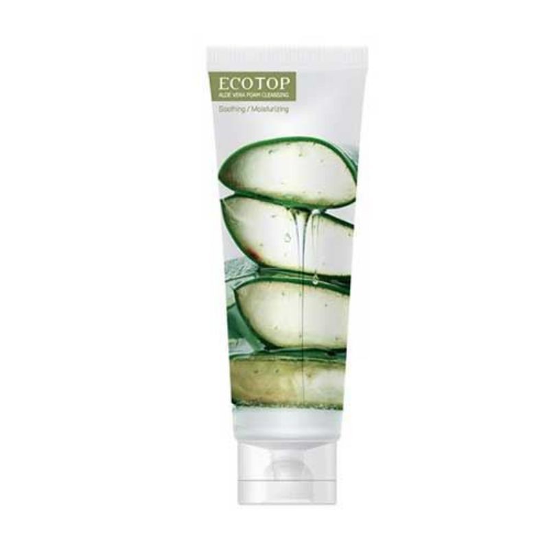 Sữa Rửa Mặt Lô Hội Ecotop Aloe Vera Foam Cleansing 120ml