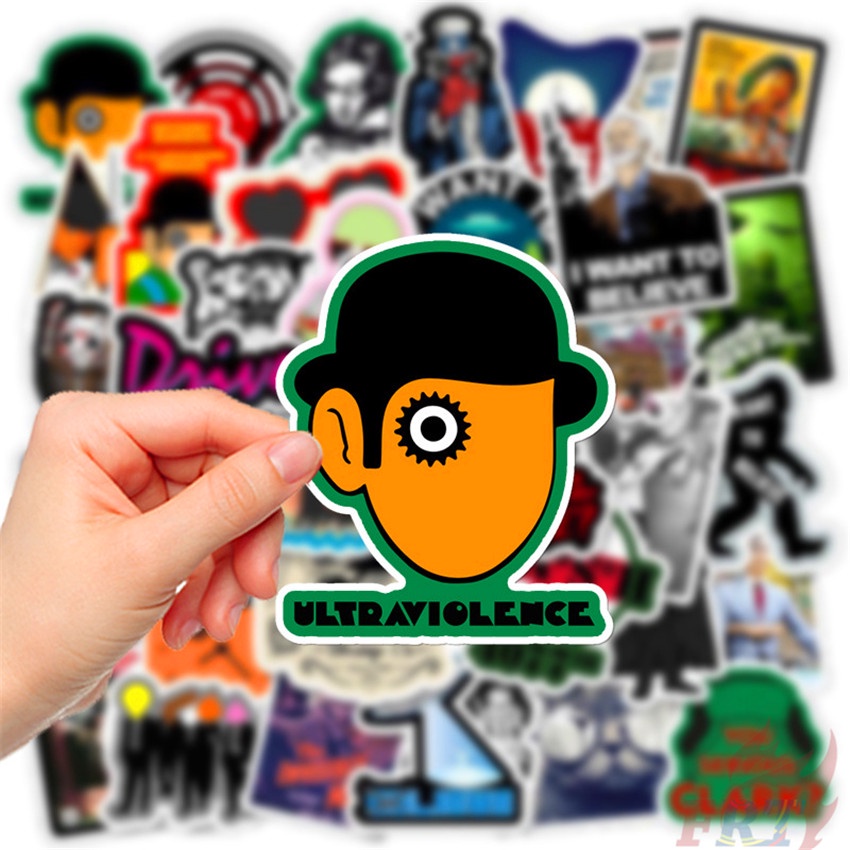 ❉ Mixed Movie &amp; TV Shows Series 02 Waterproof Graffiti Stickers ❉ 50Pcs/Set DIY Fashion Luggage Laptop Skateboard Doodle Decal Stickers