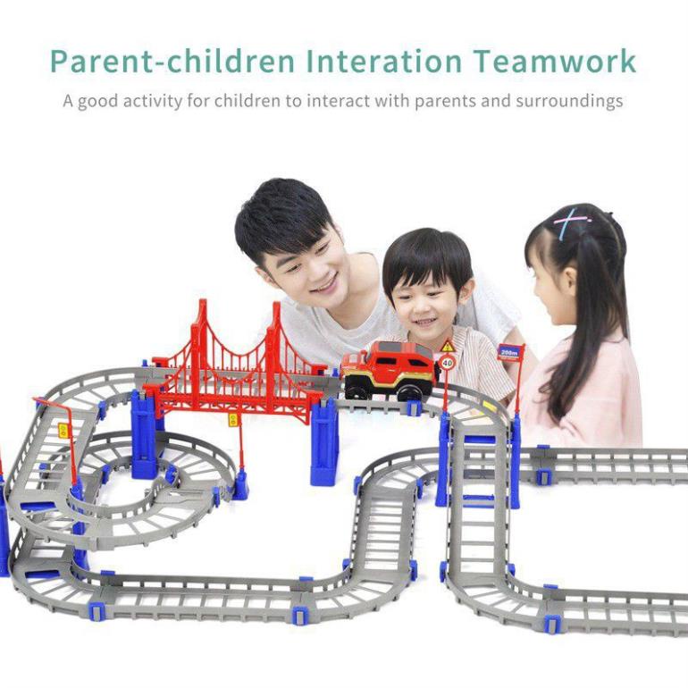 Bộ lắp ráp Mô hình ô tô chạy đường ray