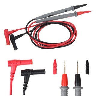 1 Pair Probe Test Leads Pin Digital Oscilloscope Multimeter Test Leads for Current Voltage Meter