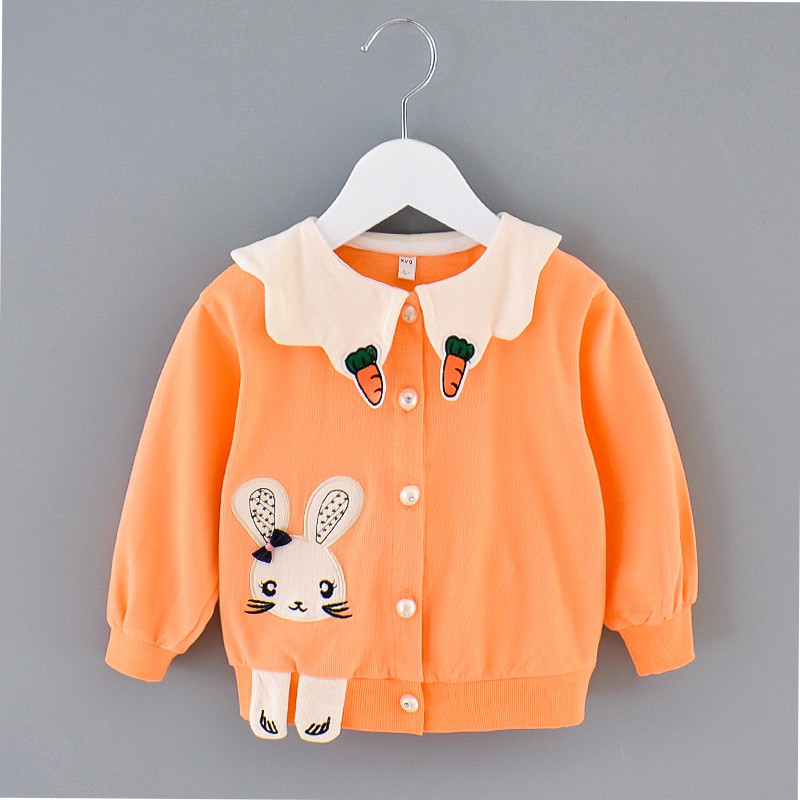 Áo Khoác Cardigan Hình Thỏ Xinh Xắn Dành Cho Bé