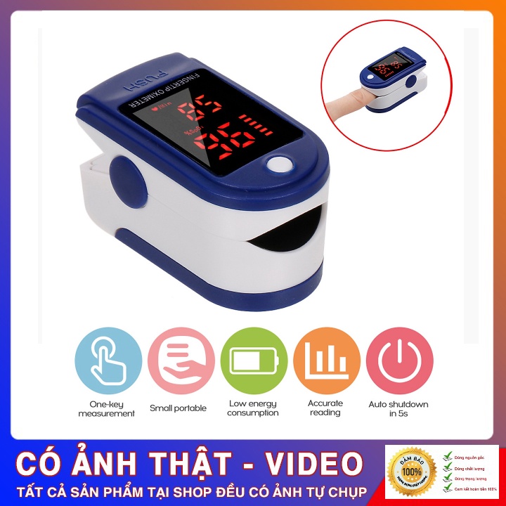 Máy đo SPO2, Máy đo nồng độ oxy trong máu và đo nhịp tim cầm tay LK87 tặng kèm 2 pin FULLBOX