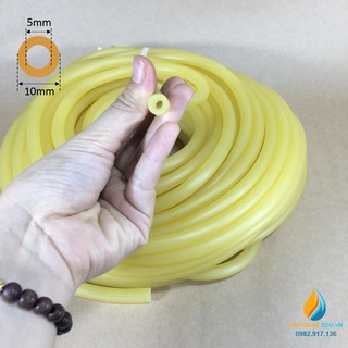 Ống dẫn silicon vàng đục chịu hóa chất kích thước 5mmx10mm dài 3m