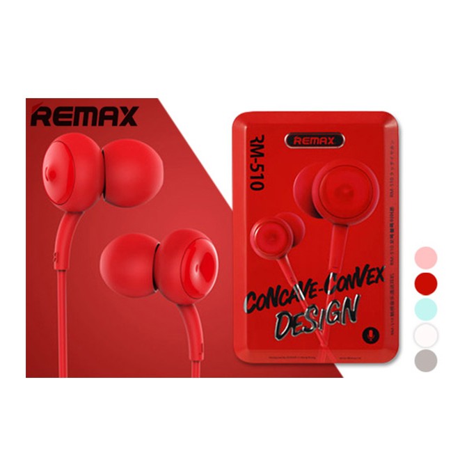 TAI NGHE DÂY CÓ JACK 3.5mm REMAX RM510 – CHÍNH HÃNG
