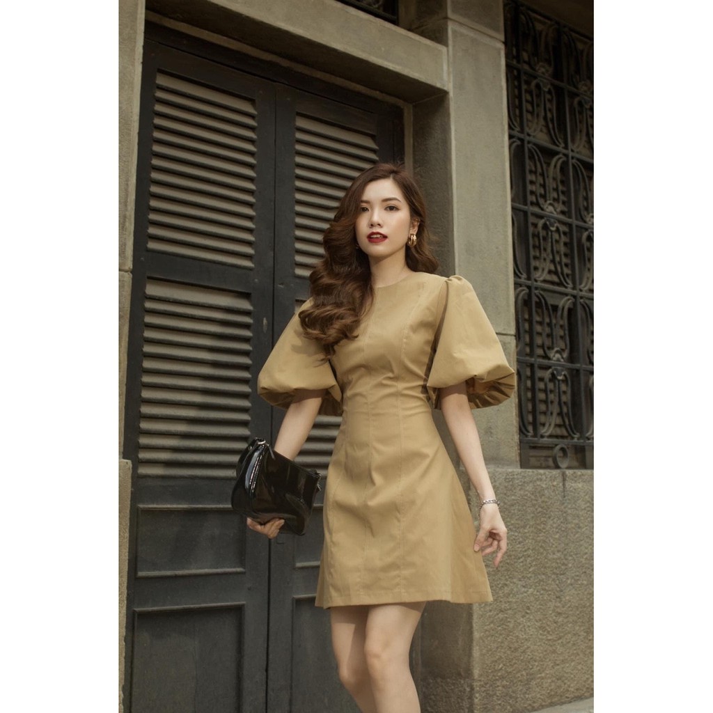 Đầm Hana Dress BASIC form đứng dày dặn 3 màu - dáng chữ A - Sky Of Love Official | BigBuy360 - bigbuy360.vn