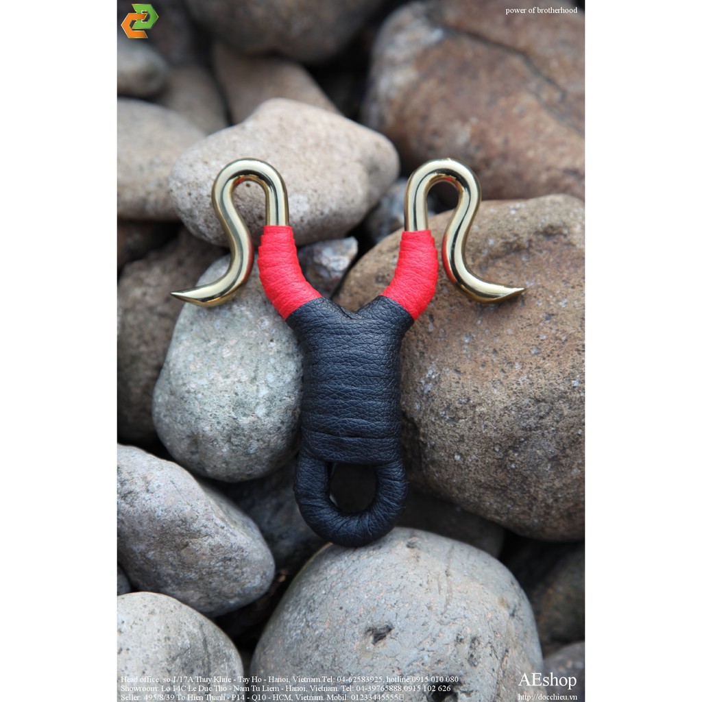 Ná cao su thép titan slingshot titanium steel mạ các màu