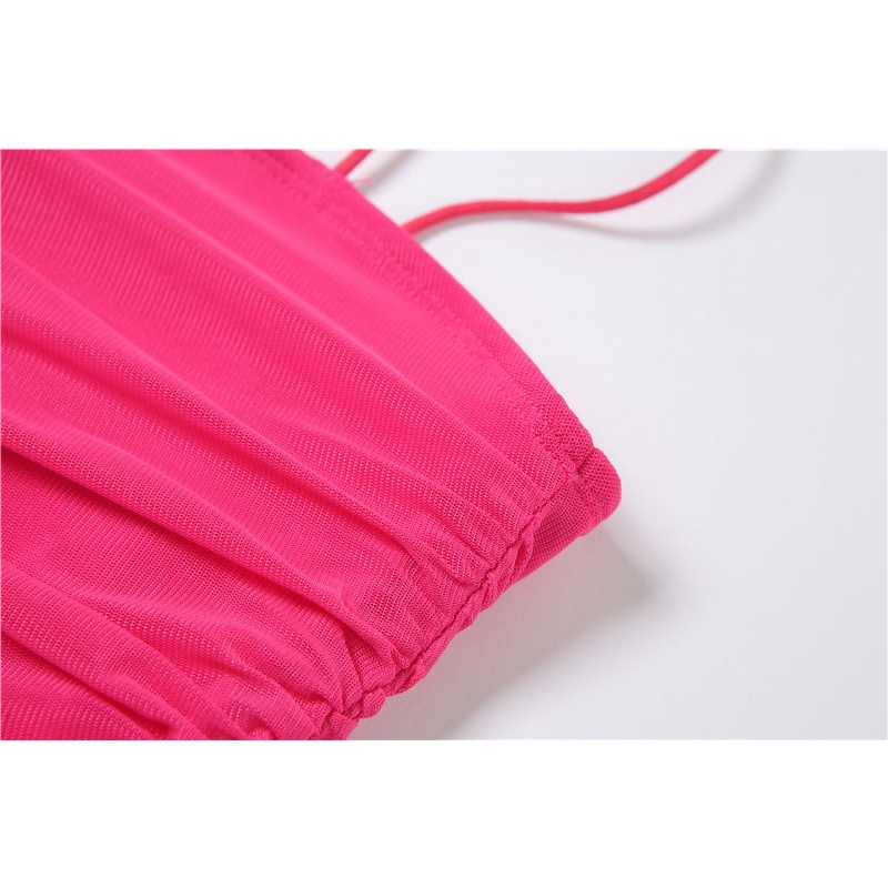 DUNEA Áo hai dây hở lưng thiết kế thời trang mùa hè dành cho nữ