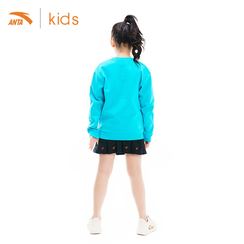 Áo nỉ dài tay bé gái Anta Kids 362017720-2