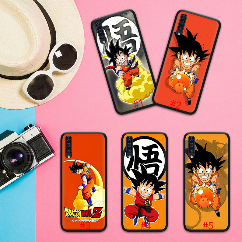 Ốp Lưng Silicone In Hình Dragon Ball Cho Samsung A6 A7 A8 Plus A9 2018 A3 2016 A5 2017