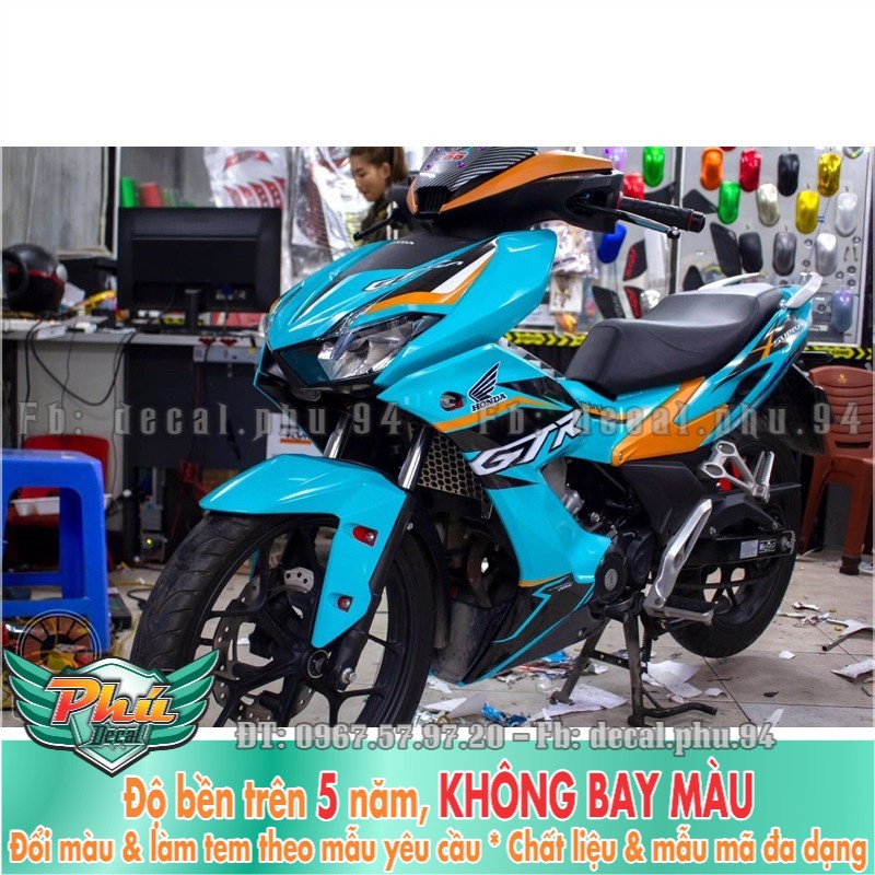 Tem rời Winner X Xanh đen GTR -1