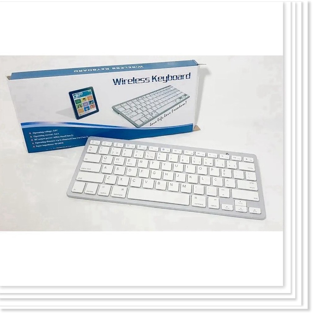 Bàn phím không dây bluetooth phím nhấn êm ái dễ vệ sinh - EL0217