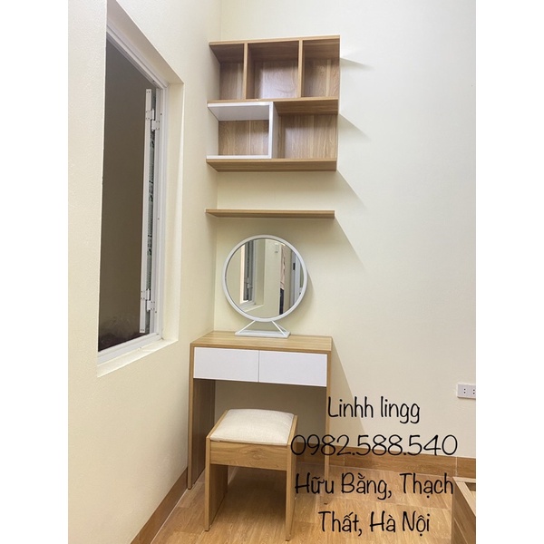 Combo nội thất phòng ngủ gỗ công nghiệp melamine