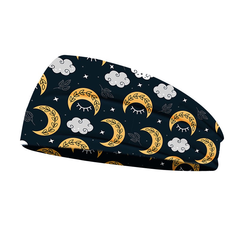 Băng Đô Thể Thao Haimeikang Mềm Mại Thoáng Khí In Họa Tiết Hoạt Hình Phong Cách Hàn Quốc Cho Phái Nữ