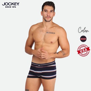 Quần Lót Nam Jockey Trunk Boxer Bản To Thun Cotton Mềm Mịn Thoáng Khí In Sọc - JUMB0309