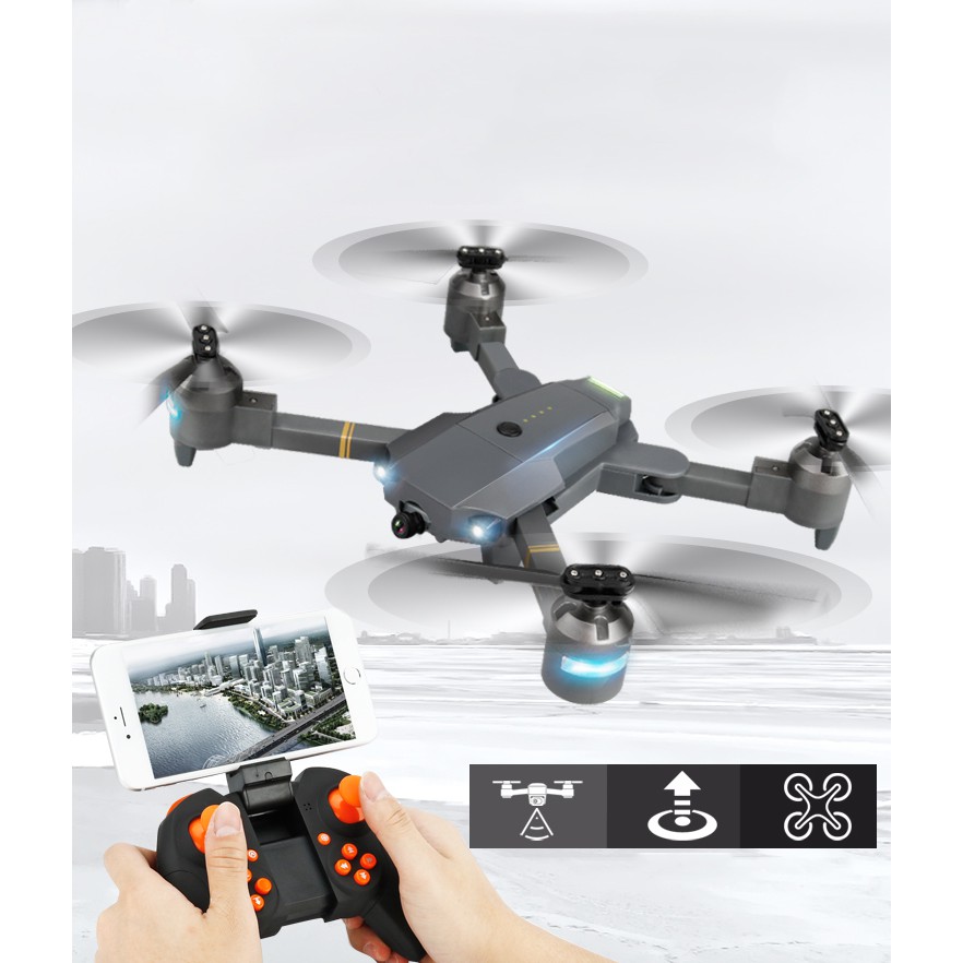 Flycam mini, Máy bay điều khiển từ xa XT-1 kết nối Wifi quay phim chụp ảnh Full HD 720P | BigBuy360 - bigbuy360.vn