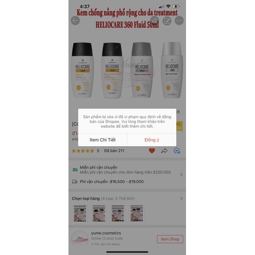 Kem chống nắng Heliocare