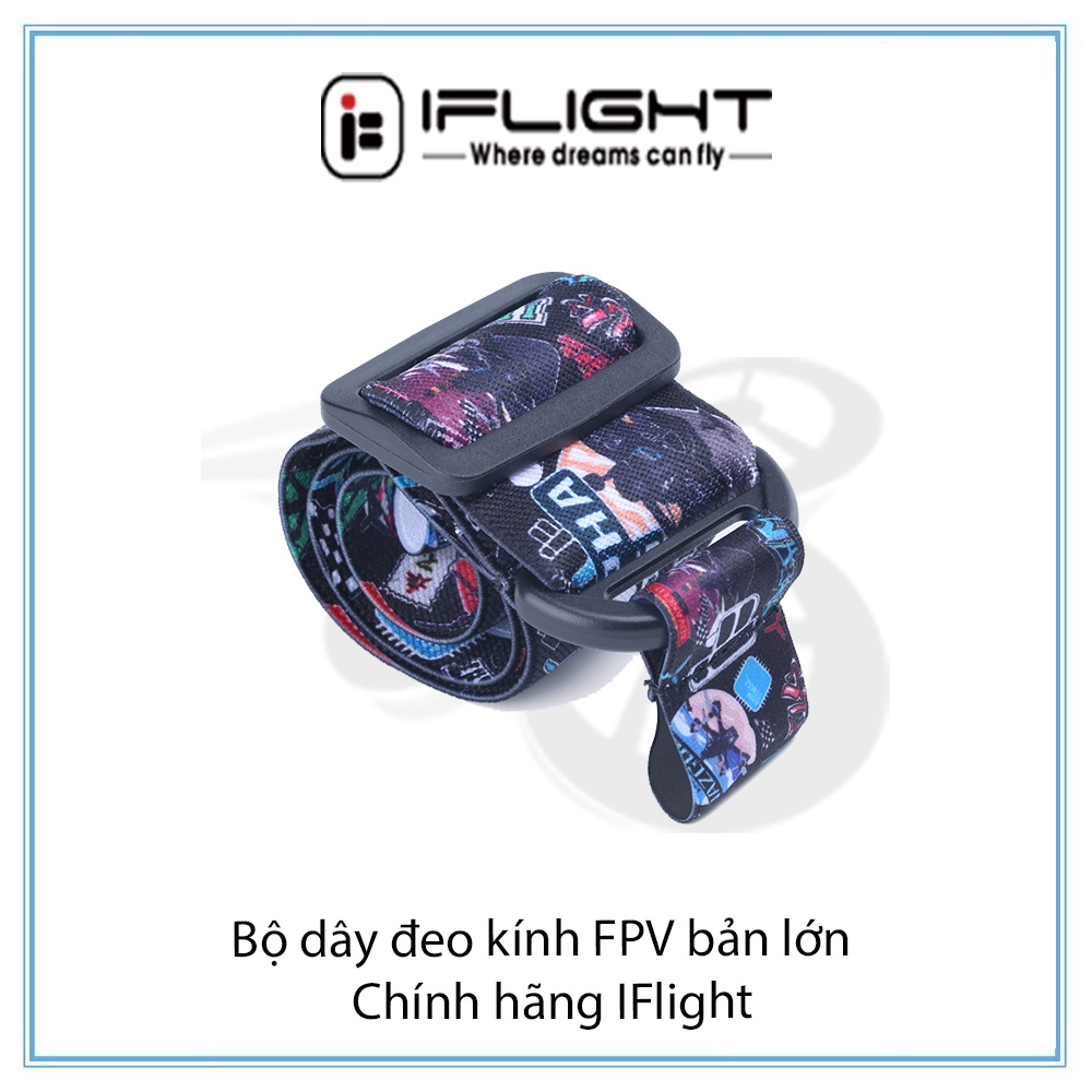 Bộ dây đeo kính FPV bản lớn | Chính hãng IFlight