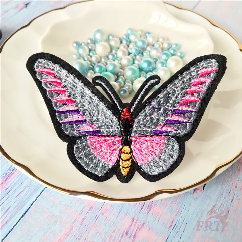 ☸ Sticker Ủi Thêu Hình Bươm Bướm ☸ 1 Sticker Ủi Thêu Hình Huy Hiệu