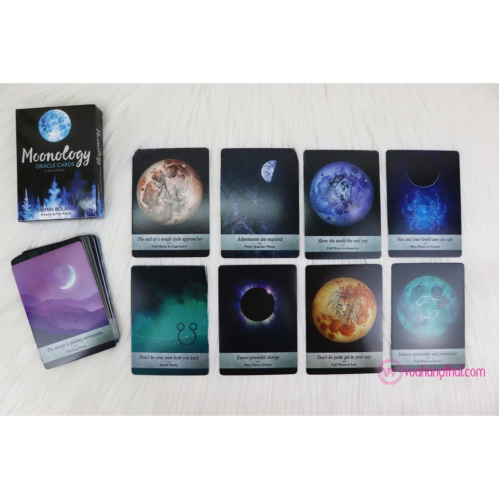 Bộ bài bói Tarot Moonology Oracle cao cấp