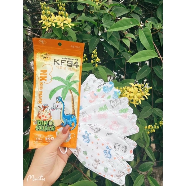 THÙNG 300 KHẨU TRANG KF94 CHO BÉ YÊU NAM KHÁNH MASK 4 LỚP KHÁNG KHUẨN