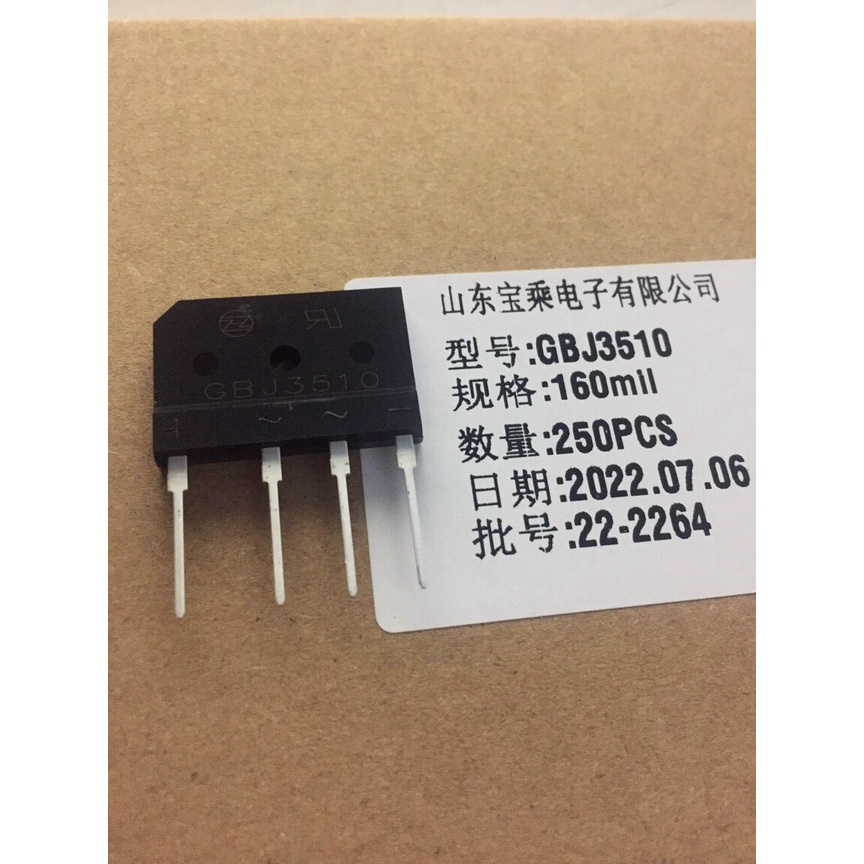 Diode GBJ3510 đi ốt cầu bản mỏng