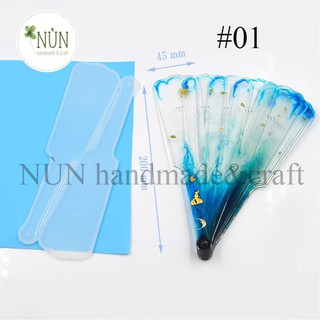 [MỘC68]  Khuôn Silicon - Khuôn Quạt Handmade