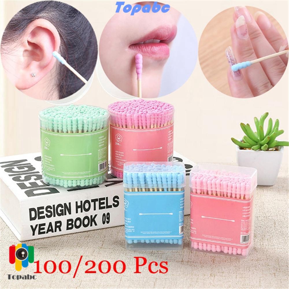 [Hàng mới về] Set 100/200 que cotton sử dụng một lần chất liệu an toàn sức khỏe | BigBuy360 - bigbuy360.vn