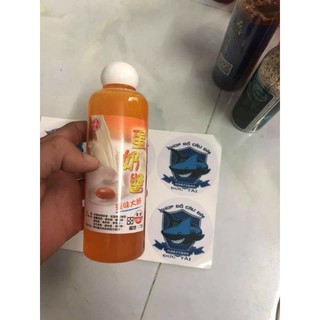 Mồi câu cá rô phi, chép( Trứng Sữa + Nước Đen )