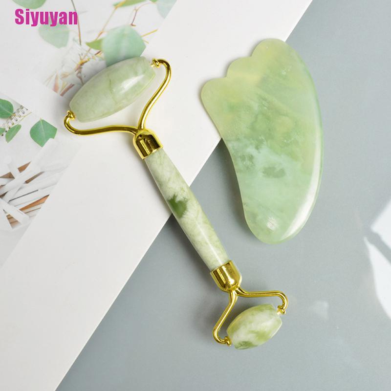 [Siyuyan] Facial Massage Roller Guasha Board Double Heads Face Lift Body Skin Beauty Tool