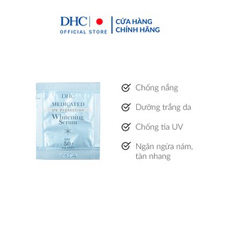 Serum Chống Nắng làm trắng DHC UV Protection Whitening Serum Gói 1g