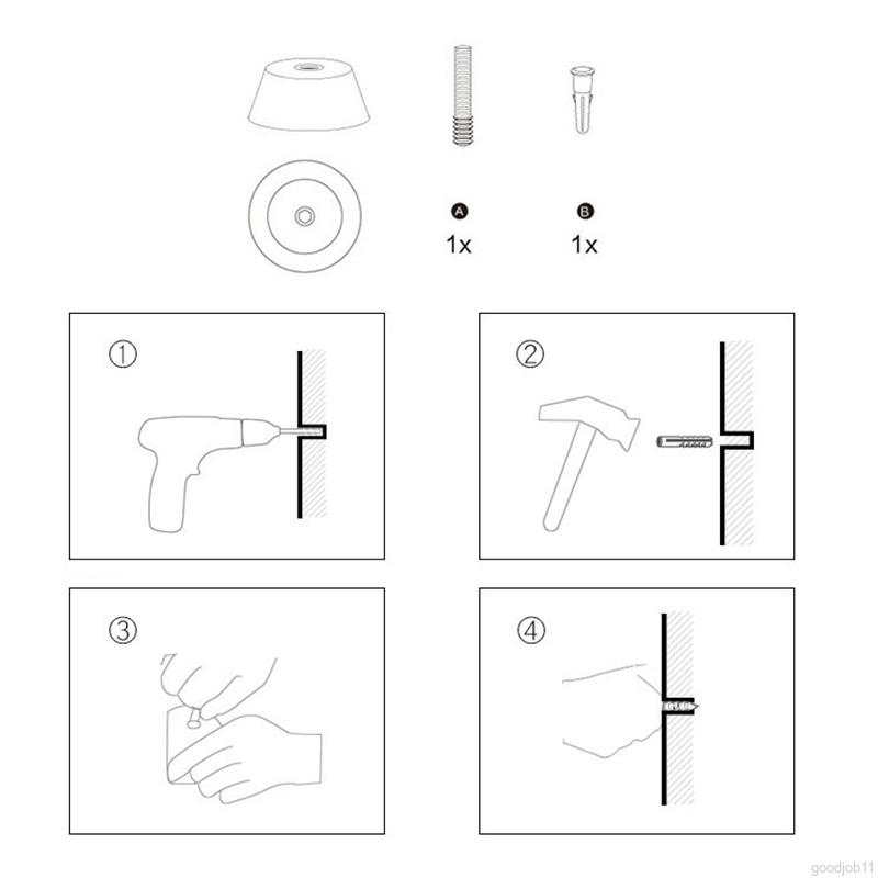 Móc Gỗ Treo Đồ Gắn Tường Hình Tròn Đơn Giản