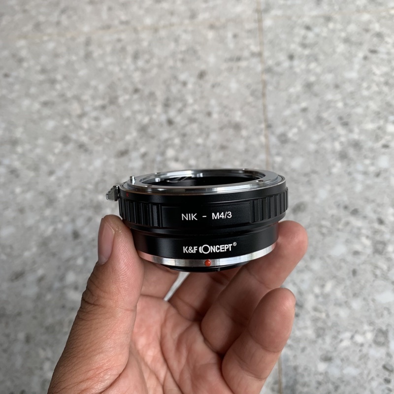 Ngàm chuyển AI-M4/3 K&amp;F Concept - chuyển lens Nikon sang máy Olympus, Lumix