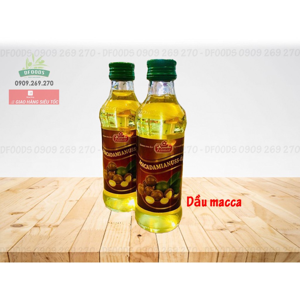 Dầu óc, Oliu, macca - Gia vị ăn dặm cho bé 6 tháng