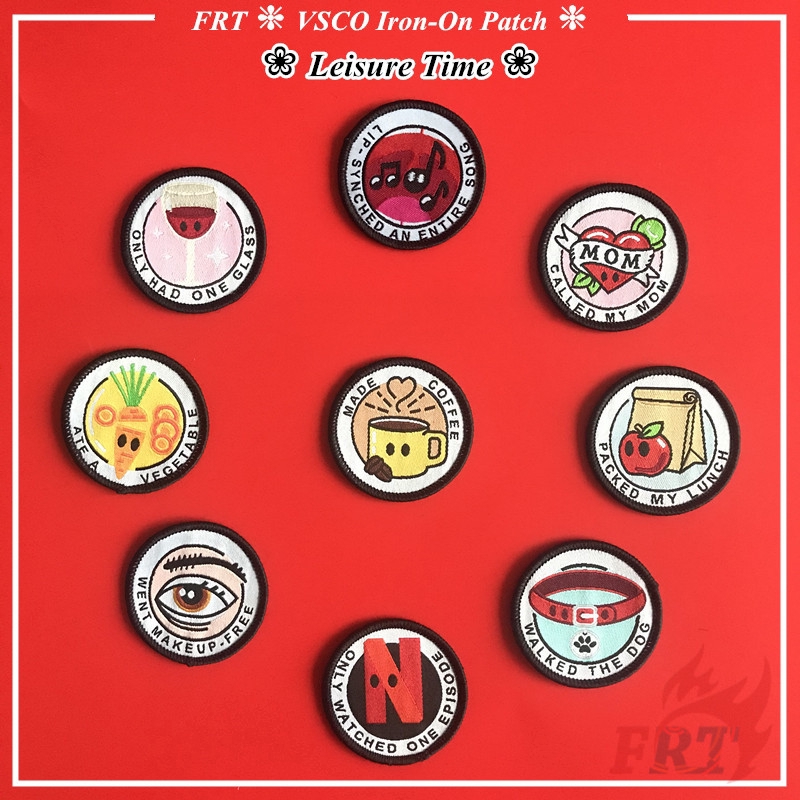 Set 1 / 3 Miếng Vá Ủi Quần Áo Hình Độc Đáo 4.8cm