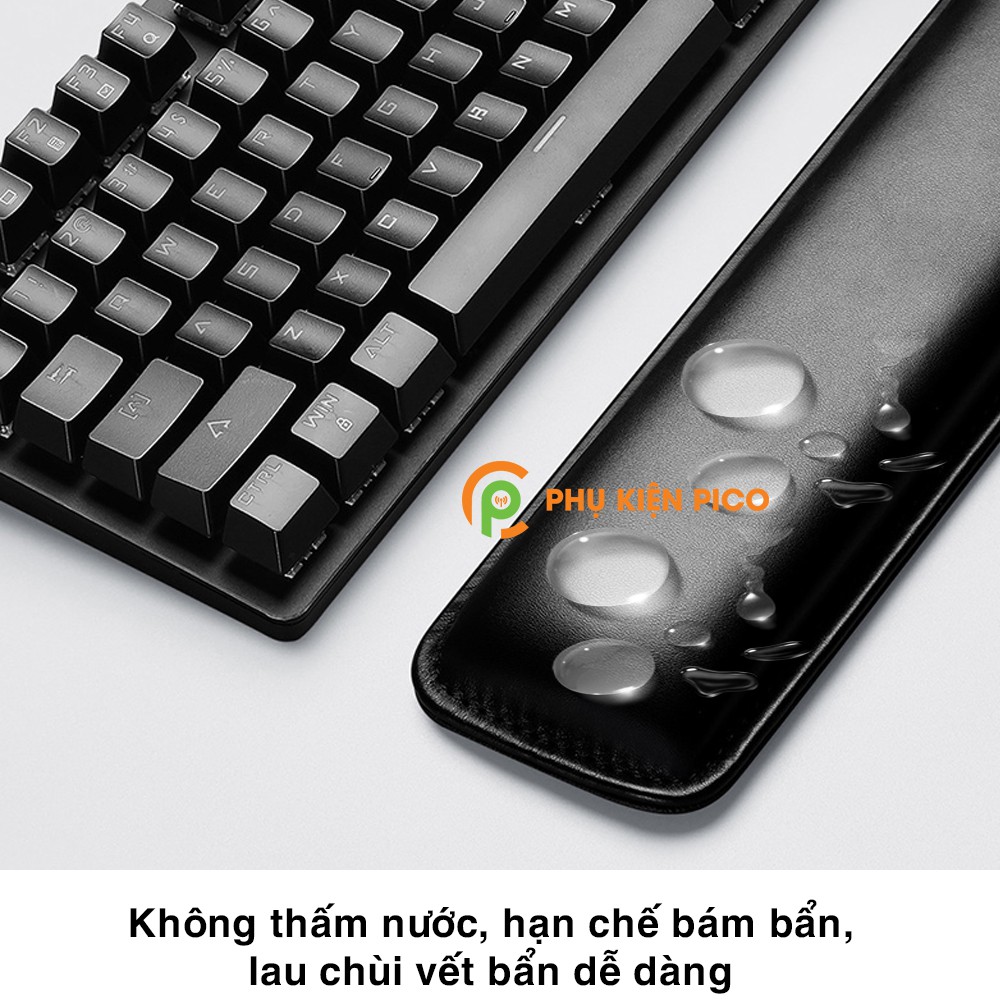 Bàn phím không dây iPad / Pc/ Laptop Bluetooth nhỏ gọn yên tĩnh - Kê tay bàn phím da cho bàn phím bọc da PU cao cấp