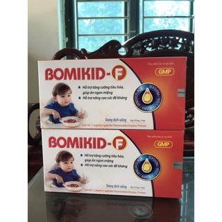 Bomikid-f Giúp Bé Ăn Ngon [Hàng Chính Hãng] , Tăng Cường Sức Đề Kháng 30 Ống X 10ml